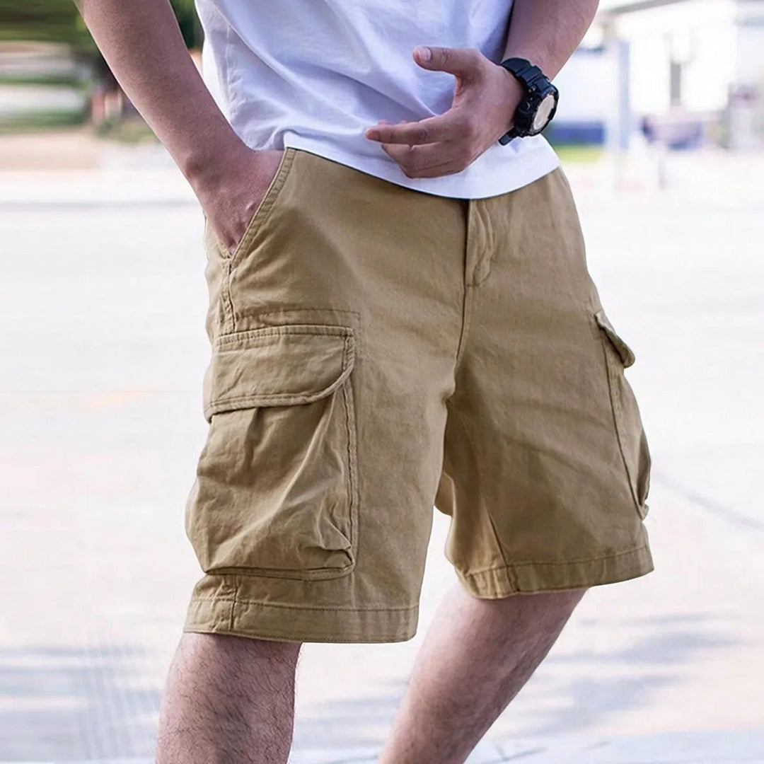 Men's Cotton Cargo Shorts for Summer