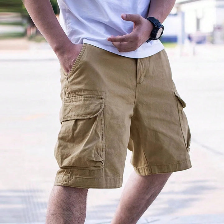 Men's Cotton Cargo Shorts for Summer