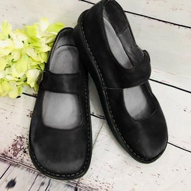 Women's Summer Leather Comfort Clogs