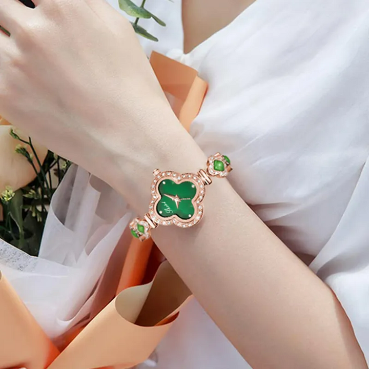 Emerald Clover™ | Fleeting Elegance Ladies' Watch