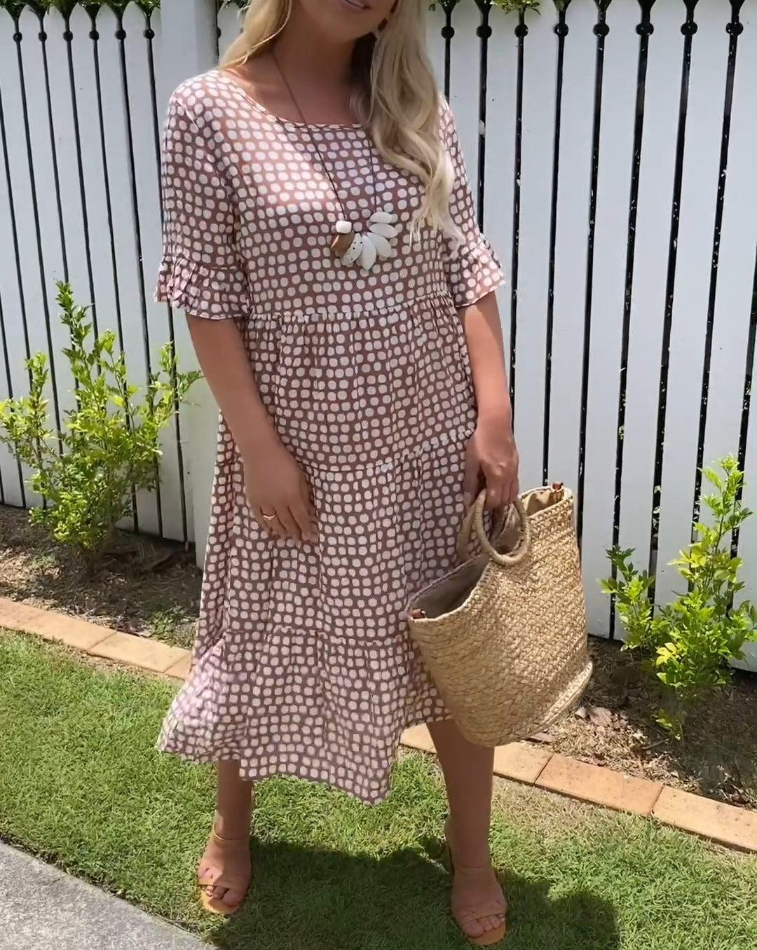 Alessia™️ | Vintage Casual Maxi Summer Dress