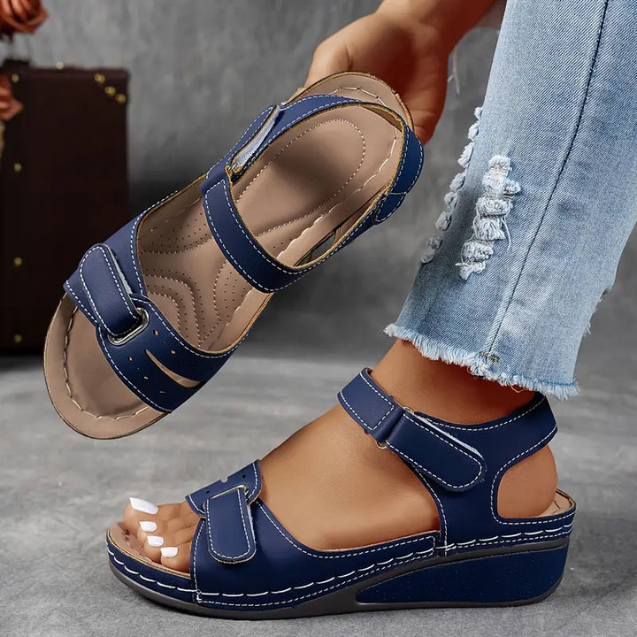 Leather Orthopedic Comfort Sandals for Women Summer Casual Wear