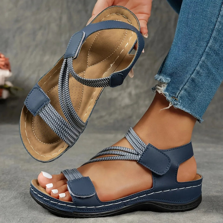 Summer Women’s Leather Sandals Supportive Casual Footwear