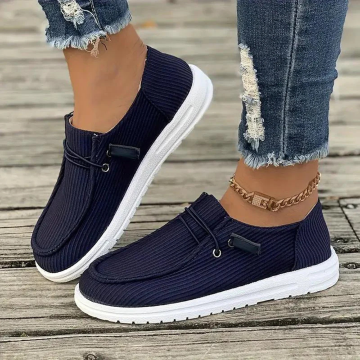 Knit Slip-On Loafers Womens Lightweight Walking Shoes