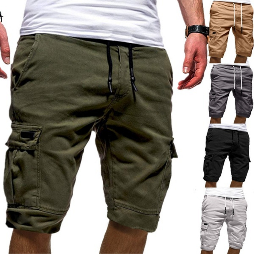 Cotton Summer Cargo Shorts for Men