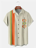 Men's Cotton Short Sleeve Bowling Shirt for Australian Summer