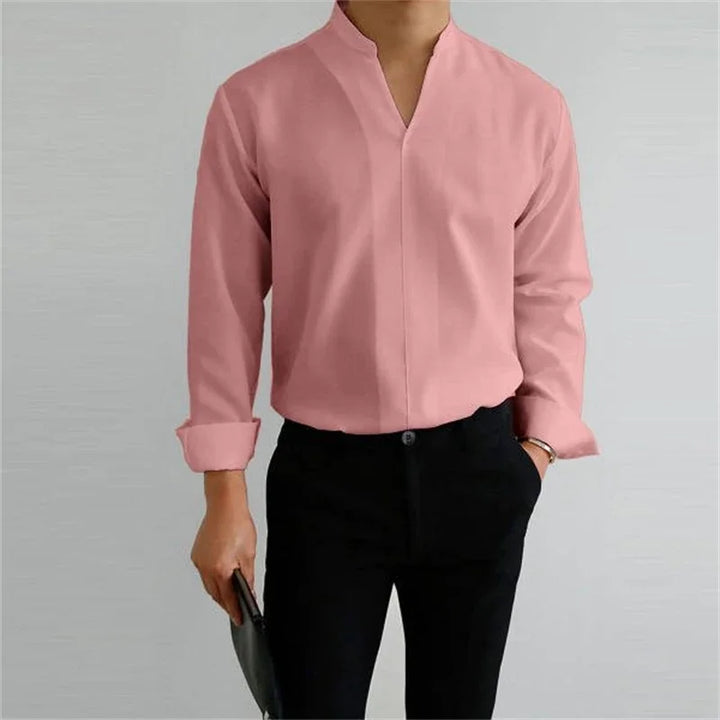 Men's Cotton Poplin Long Sleeve Shirt Summer Fashion Everyday Essential Casual Fit
