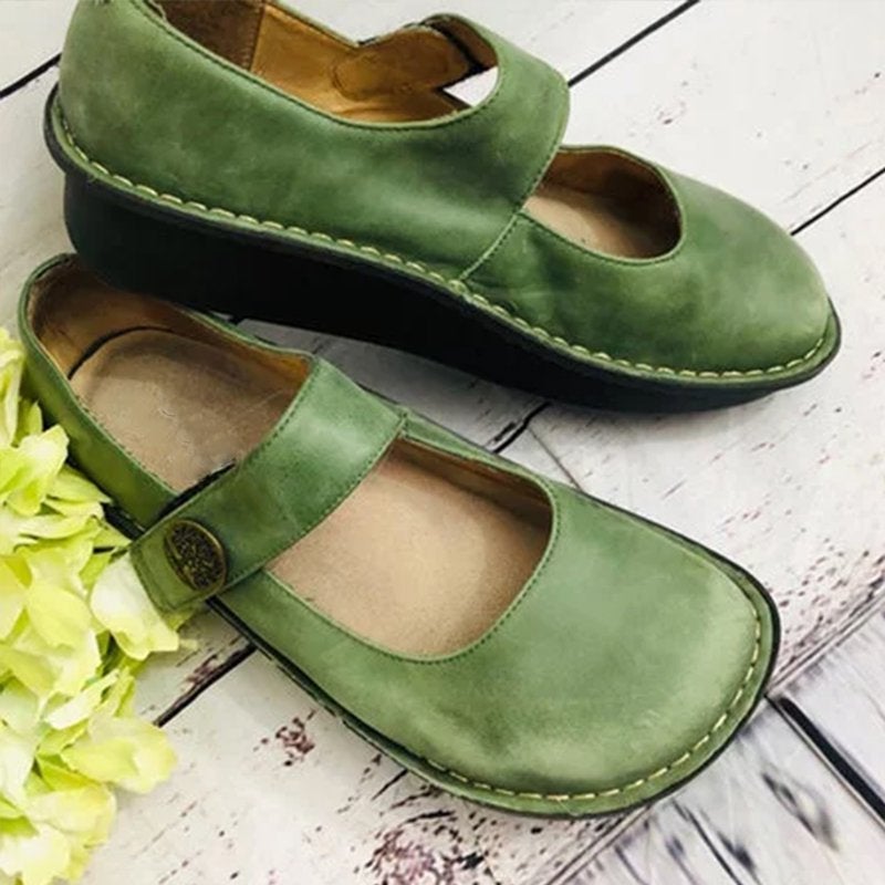 Women's Summer Leather Comfort Clogs