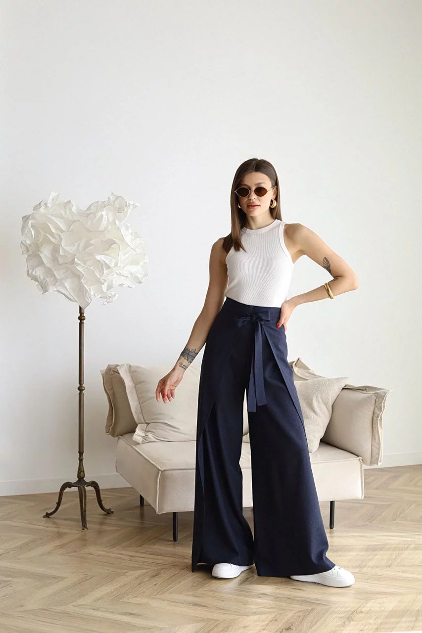 Ava | Elegant Wide-Leg Pants