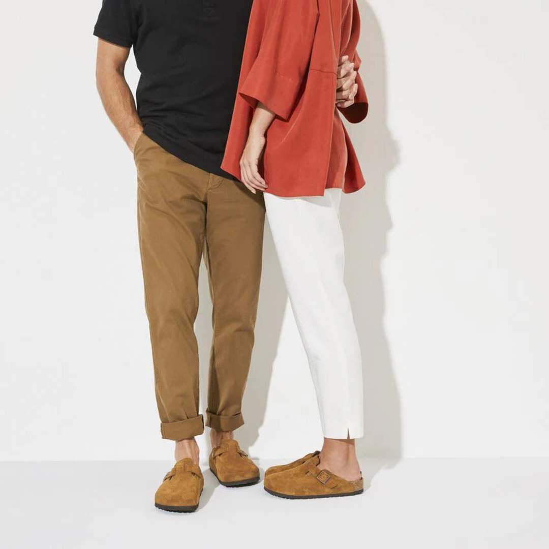 Clogs Men's Leather Casual Slip On Mules Summer Comfort Walking Shoes