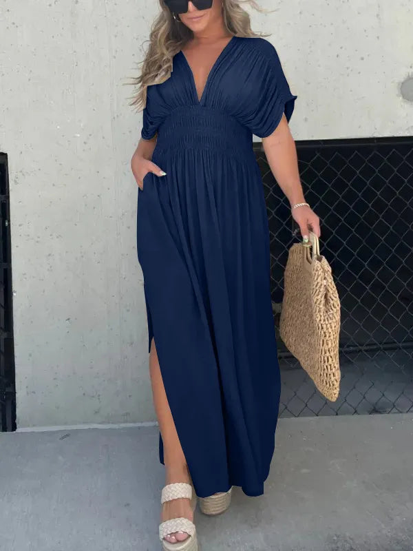 Cambria™ | V-Neck Maxi Dress