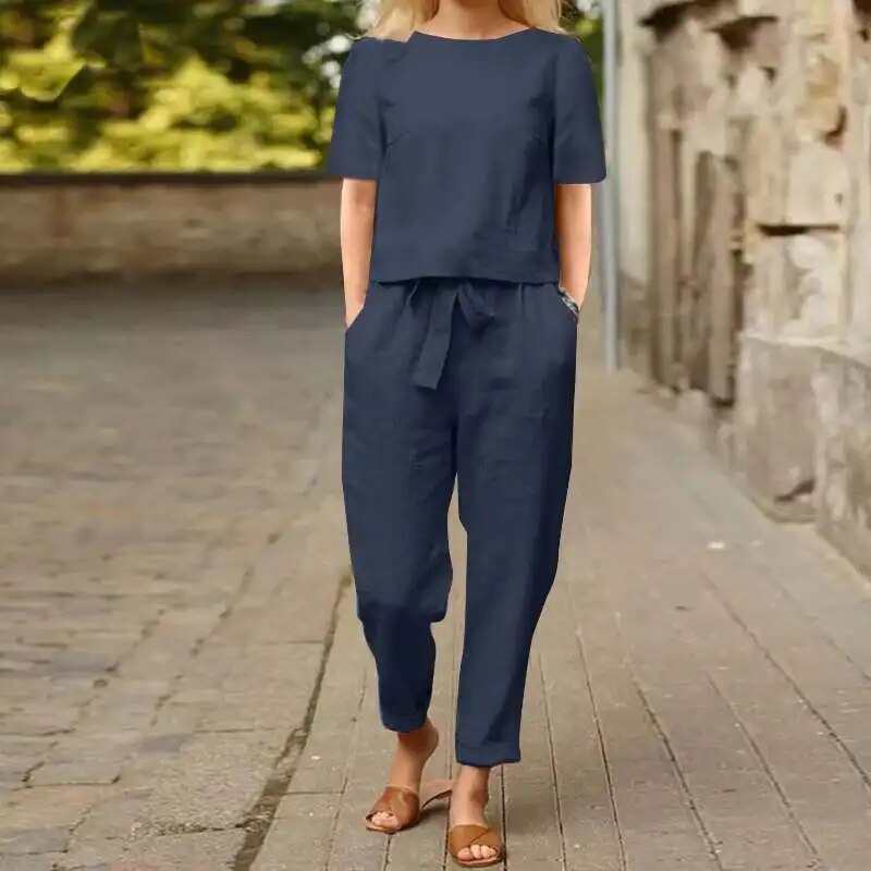 Shanelle™ | Ultimate Comfort | Fashionable Linen Jumpsuit