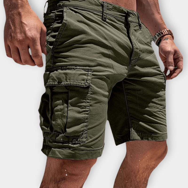 Summer Men's Cotton Cargo Shorts