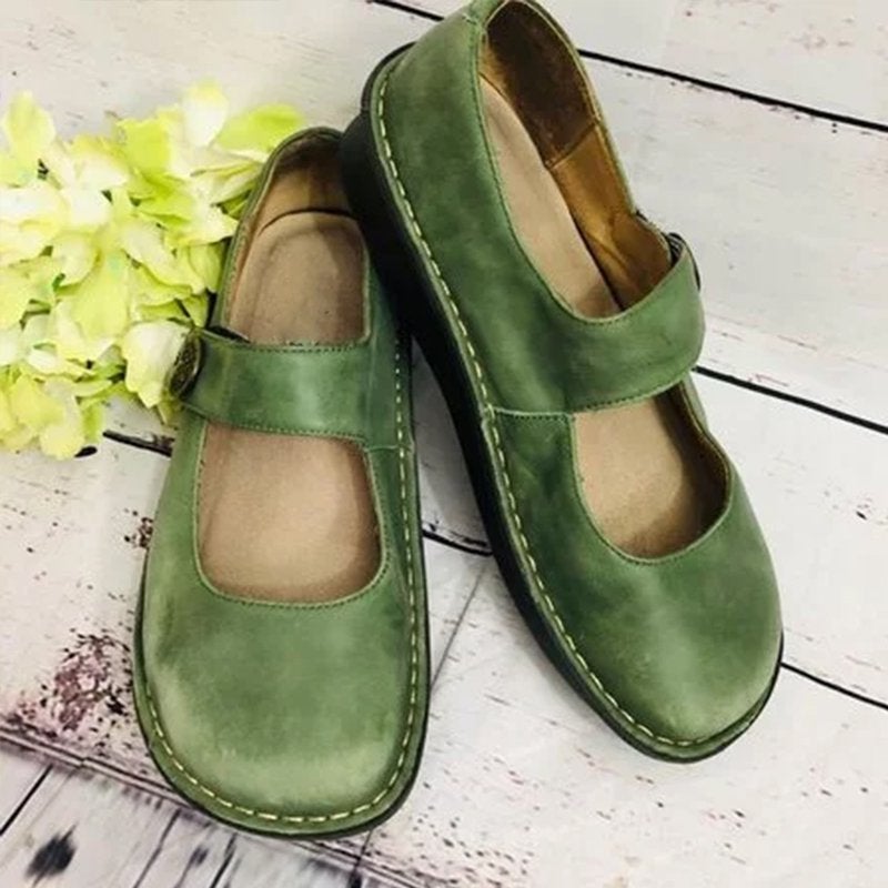 Women's Summer Leather Comfort Clogs