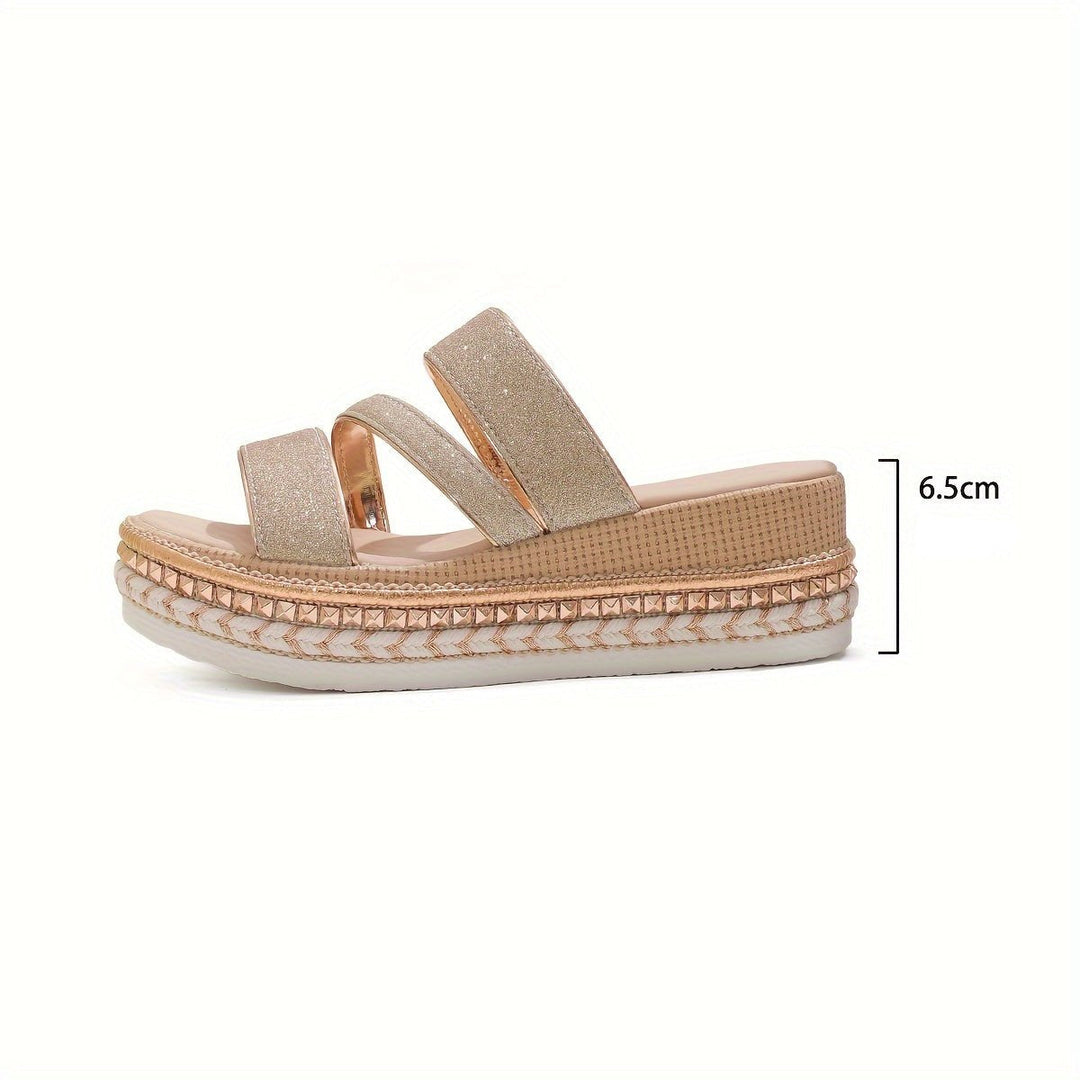 Liliana | Comfortable summer sandals with thick sole