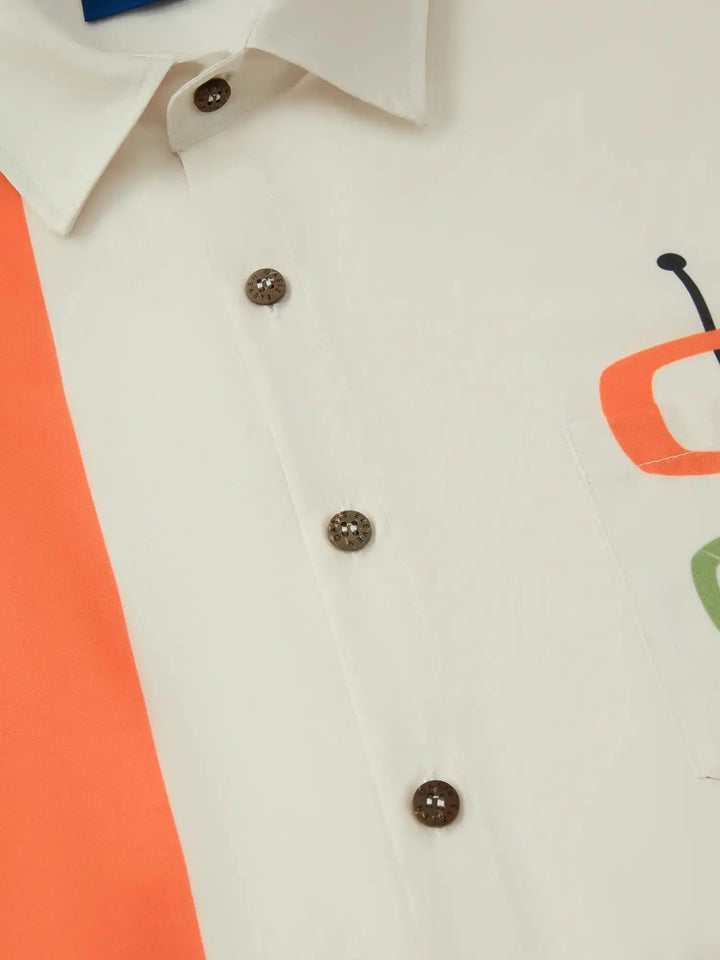 Men's Cotton Short Sleeve Bowling Shirt for Australian Summer