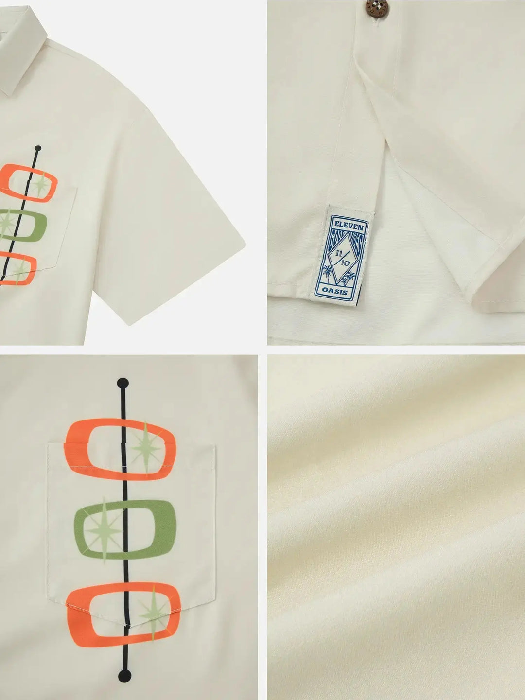 Men's Cotton Short Sleeve Bowling Shirt for Australian Summer