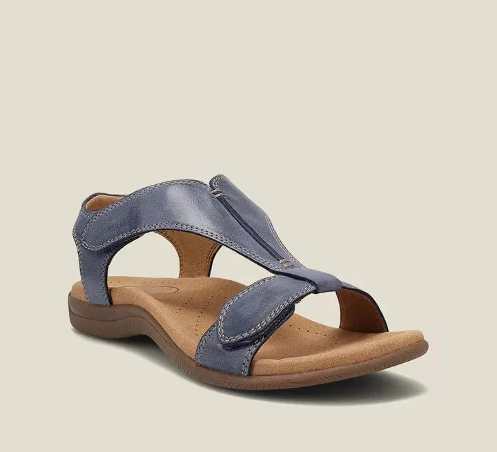 Leather Orthopedic Arch Support Sandals for Women Summer Casual Wear