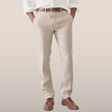 Linen Men's Summer Trousers Casual Chinos Pants