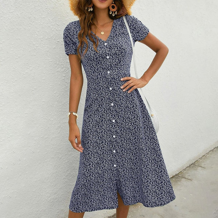 Evangeline™ | Elegant Button Down Dress