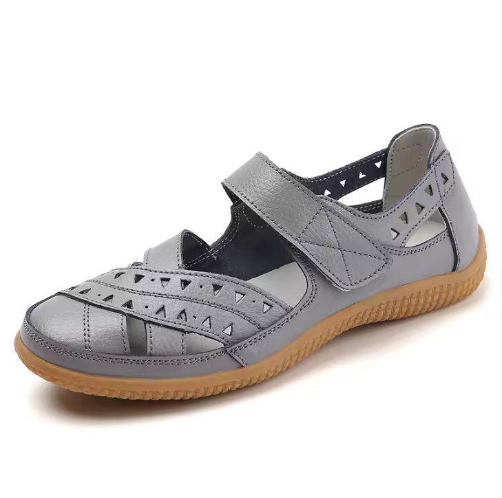 Women's Leather Sandals Orthopedic Walking Shoes Summer Sandals