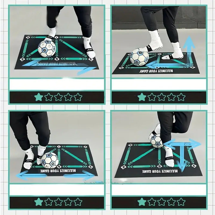 Junior Soccer Skills Mat (Incl. Training videos)