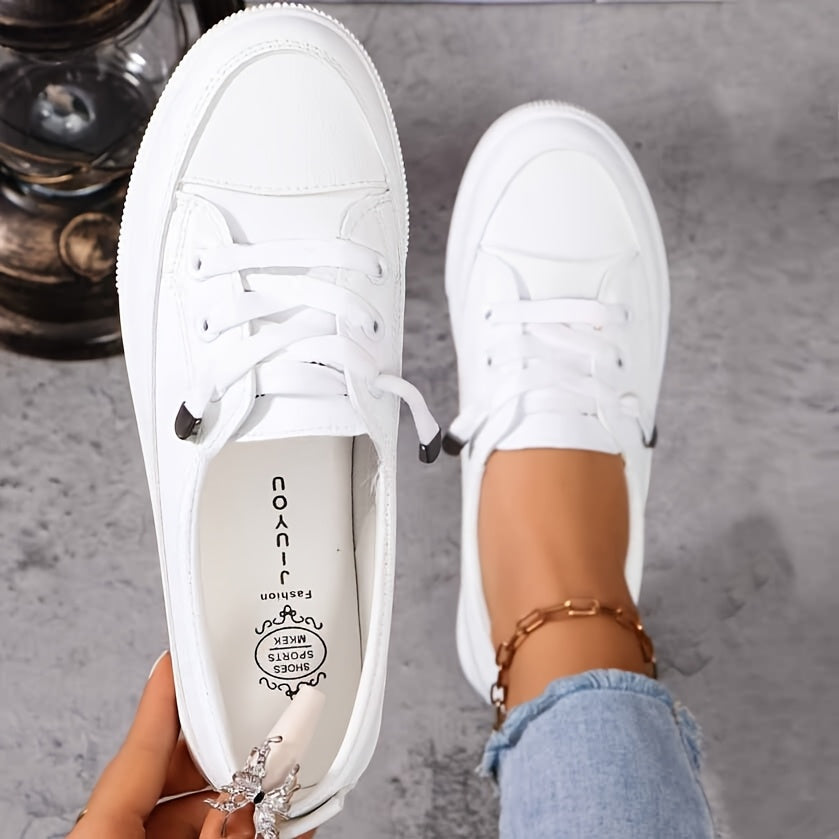 Leather Slip On Sneakers for Women Summer Casual Wear
