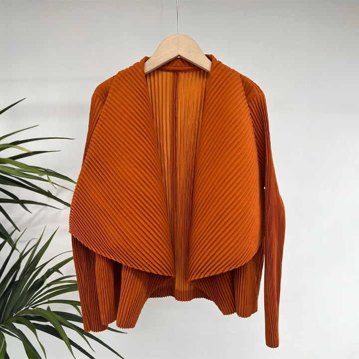 ALORA | CHIC PLEATED CARDIGAN