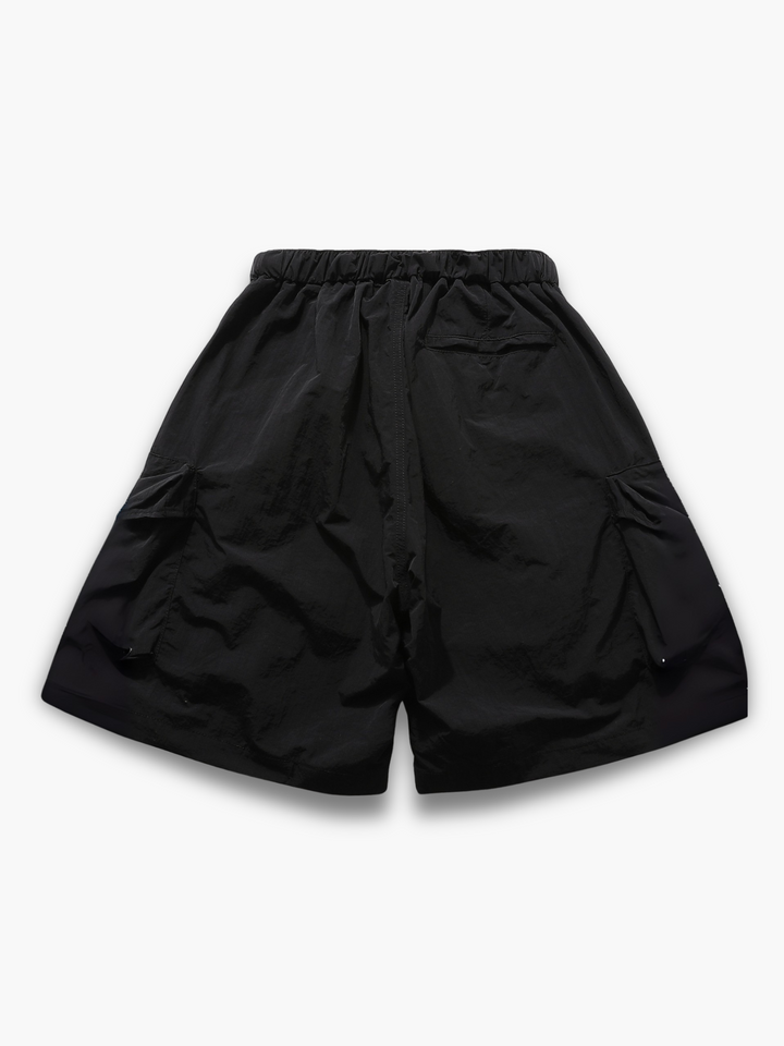 Men's Cotton Cargo Shorts Summer Built-in Belt Relaxed Fit