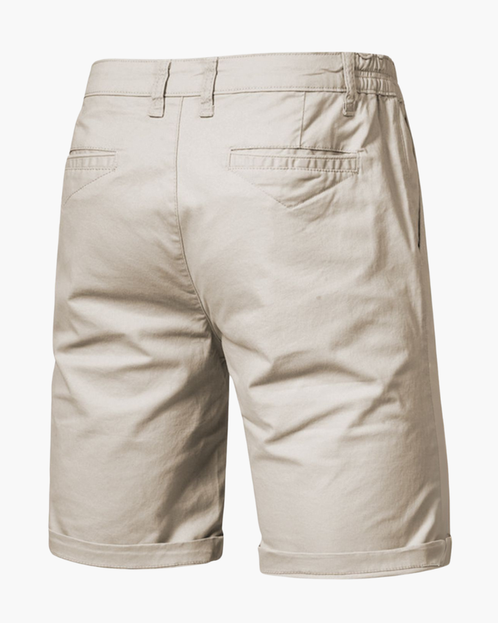Men's Cotton Chino Shorts Summer Smart Casual Fit