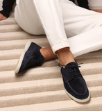 Suede Leather Loafers Men’s Summer Casual Slip-On Shoes