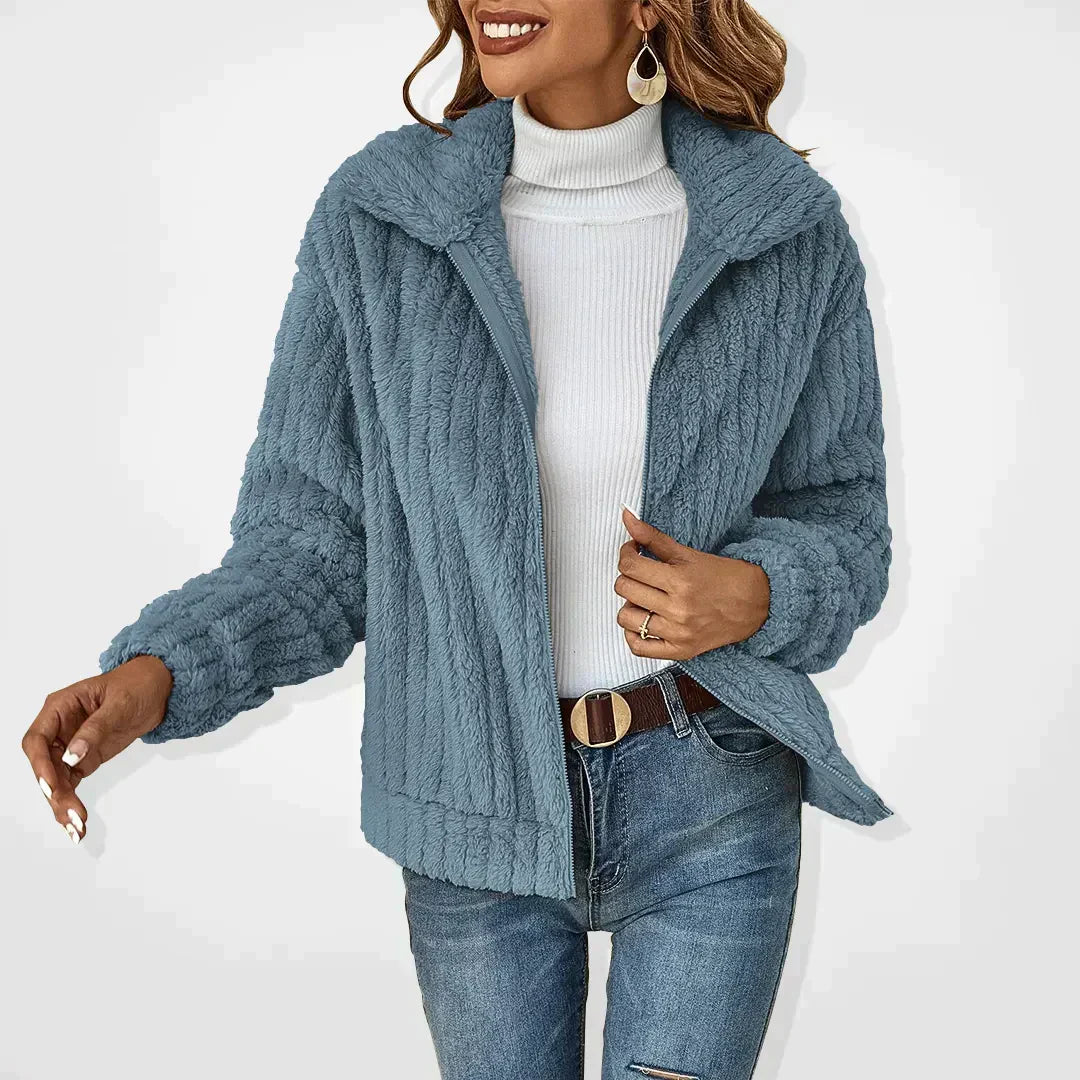 ZOEY | CASUAL PLUSHY CARDIGAN