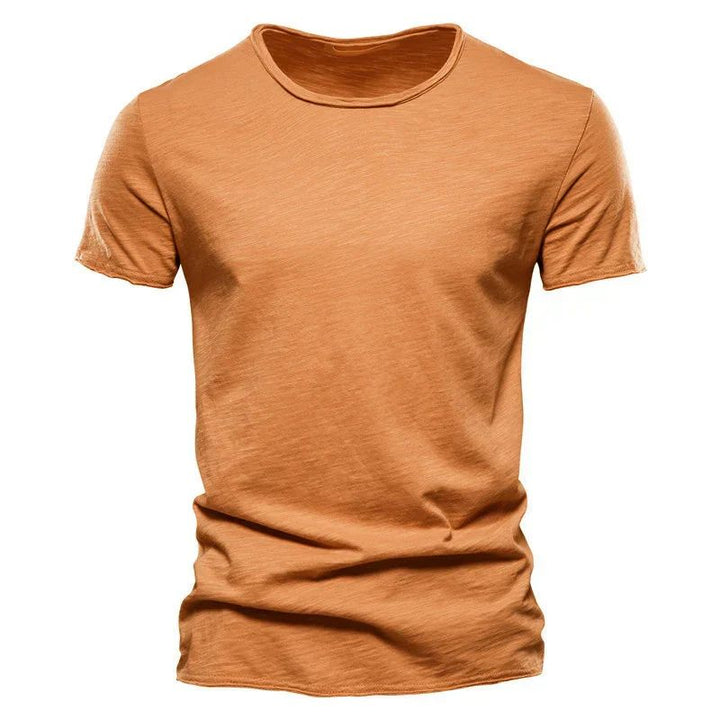 Breathable T-Shirt For Men | Summer | Orange