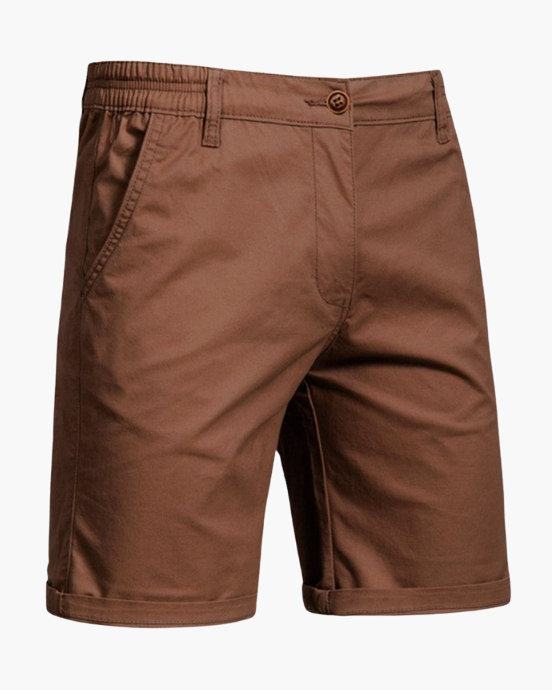 Men's Cotton Chino Shorts Summer Smart Casual Fit