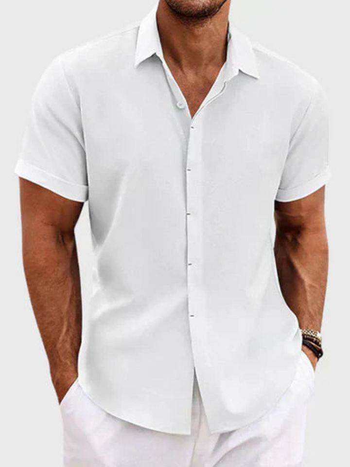 Button-Up Shirt for Men | Classic Fit | White