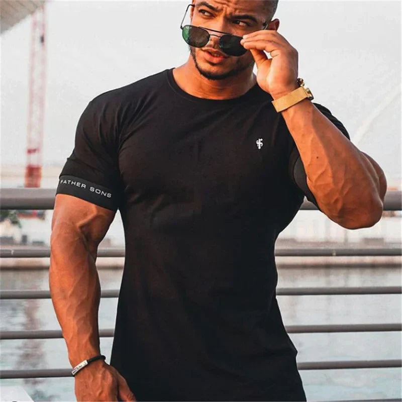 Men's Cotton Summer Short Sleeve T-Shirt