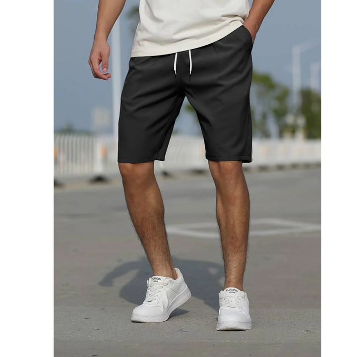 Casual Short For Men | Adjustable Fit | Black