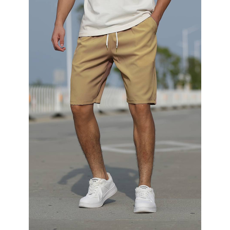 Casual Short For Men | Adjustable Fit | Khaki