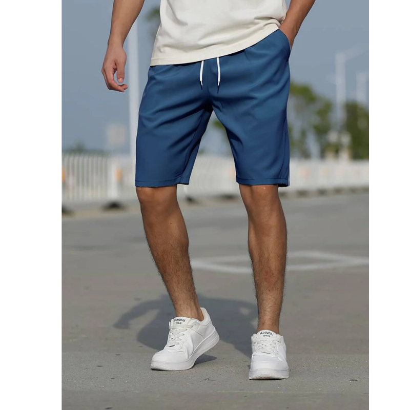 Casual Short For Men | Adjustable Fit | Navy Blue