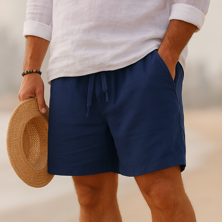 Linen Shorts Cotton Breathable Casual Linen For Men Shorts