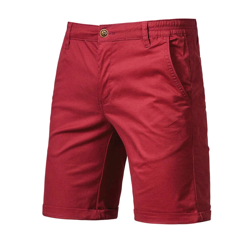 Chino Shorts For Men | Summer | Wine Red