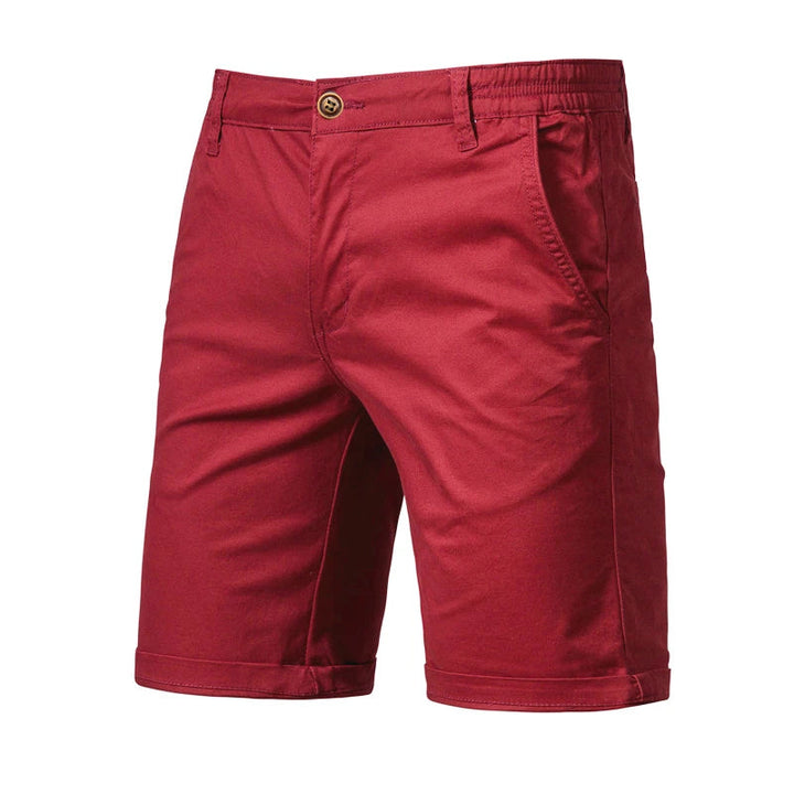 Chino Shorts For Men | Summer | Wine Red