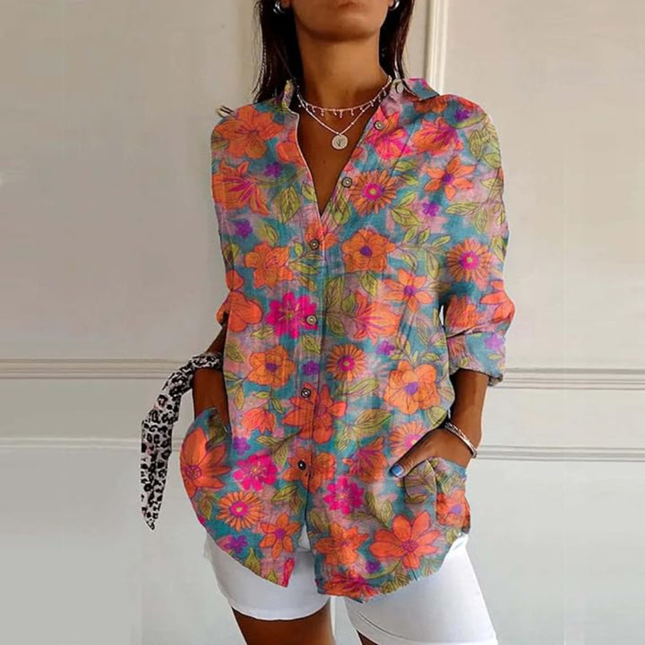 Elegant Blouse For Women | Relaxed Fit | Green