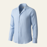 Men's Linen Blend Long Sleeve Casual Button Down Shirt