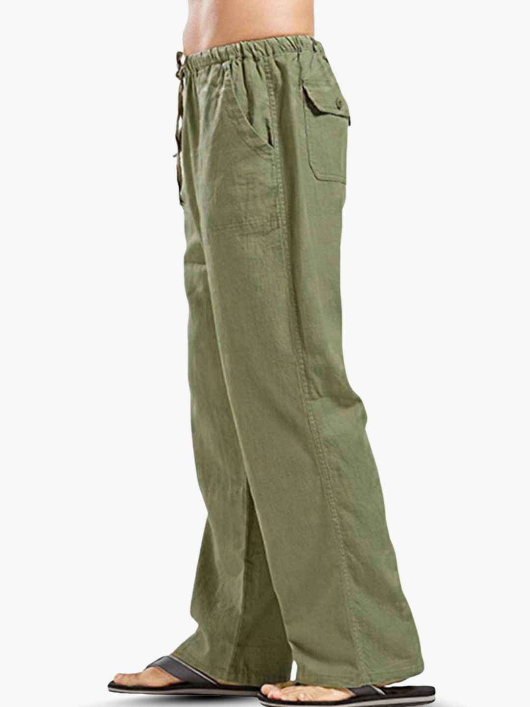 Men's Cotton Summer Drawstring Pants