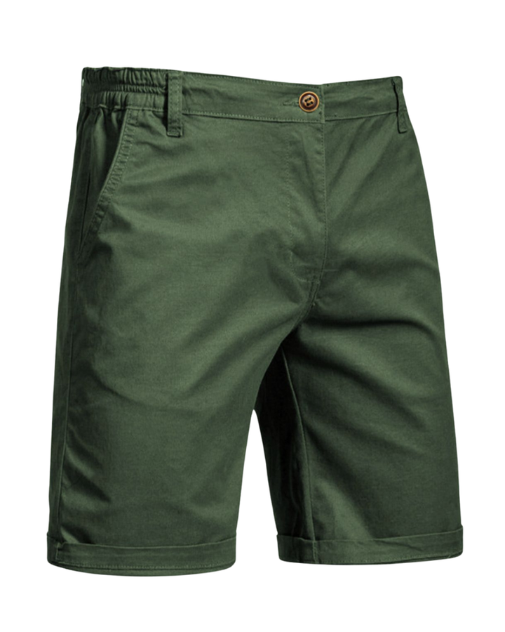 Men's Cotton Chino Shorts Summer Smart Casual Fit