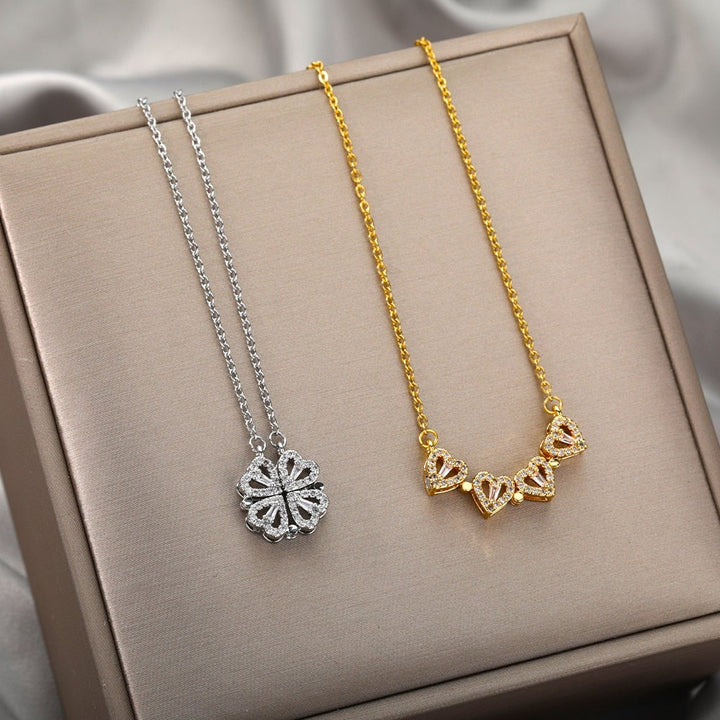 Lucky Hearts™ | Four-Leaf Clover Necklace