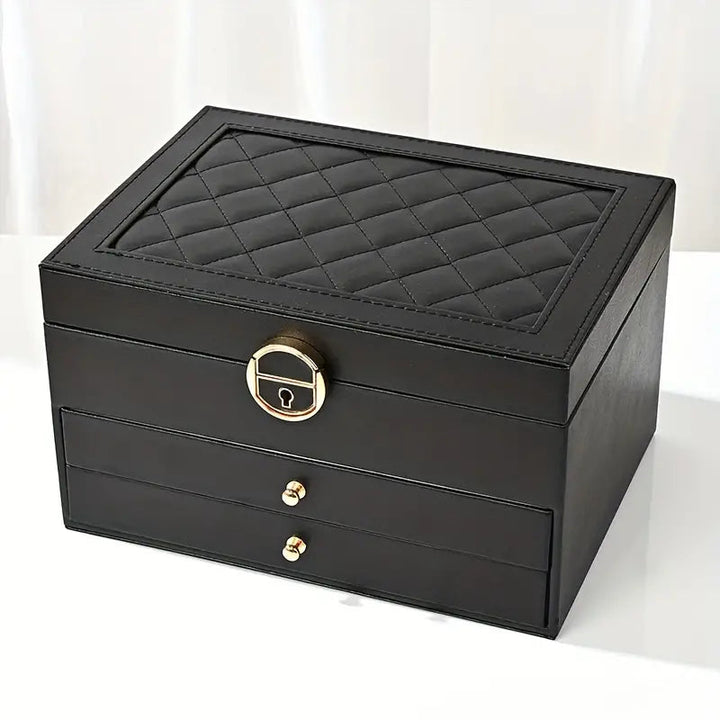 Jewellery Box for Women | Multilayer Leather Storage 3