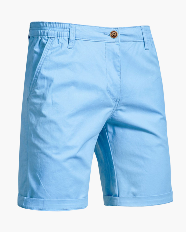 Men's Cotton Chino Shorts Summer Smart Casual Fit