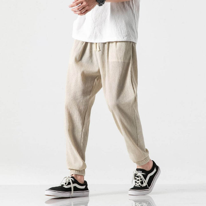 Linen Pants For Men | Breathable | Beige